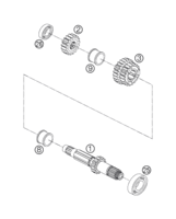 TRANSMISSION I - MAIN SHAFT