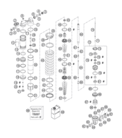 SHOCK ABSORBER DISASSEMBLED